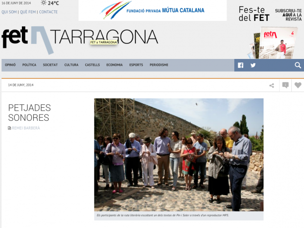 «Petjades sonores»