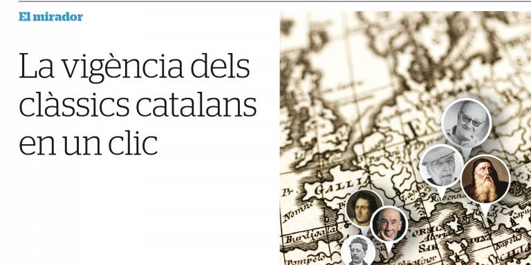 Fina Anglès: «La vigència dels clàssics catalans en un clic»