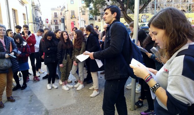 • Ruta Literària Maria Aurèlia Capmany amb alumnes de secundària (19/02/2020)