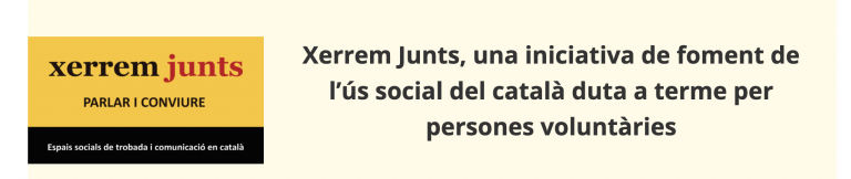 Article d’Anna Muntaner Llima: «Xerrem junts»