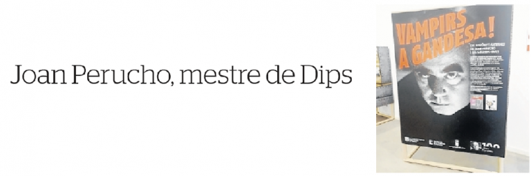 Article d’Albert Ventura al «Diari de Tarragona»: «Joan Perucho, mestre de Dips»