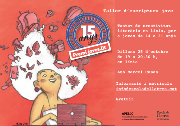 «Taller d’escriptura jove» amb motiu dels 15 anys del premi Joves.lit