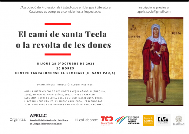 «El camí de santa Tecla o la revolta de les dones», espectacle poètic organitzat per l’APELLC