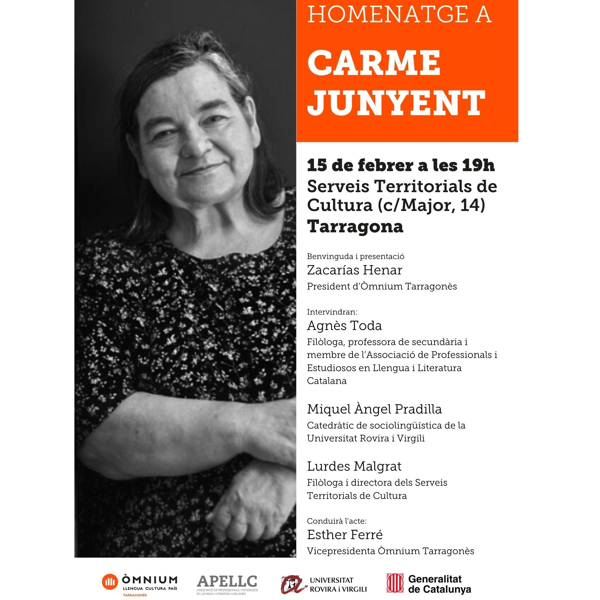 Homenatge a Carme Junyent